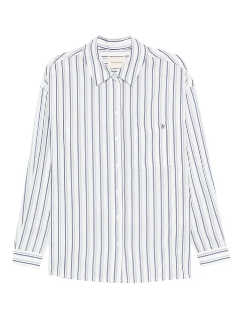 striped pocket shirt