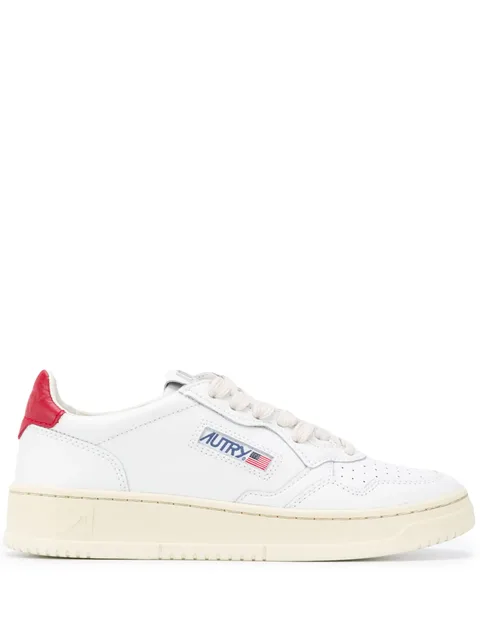 contrasting heel sneakers