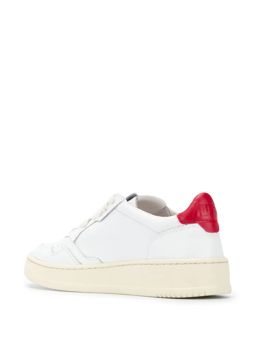 contrasting heel sneakers 6