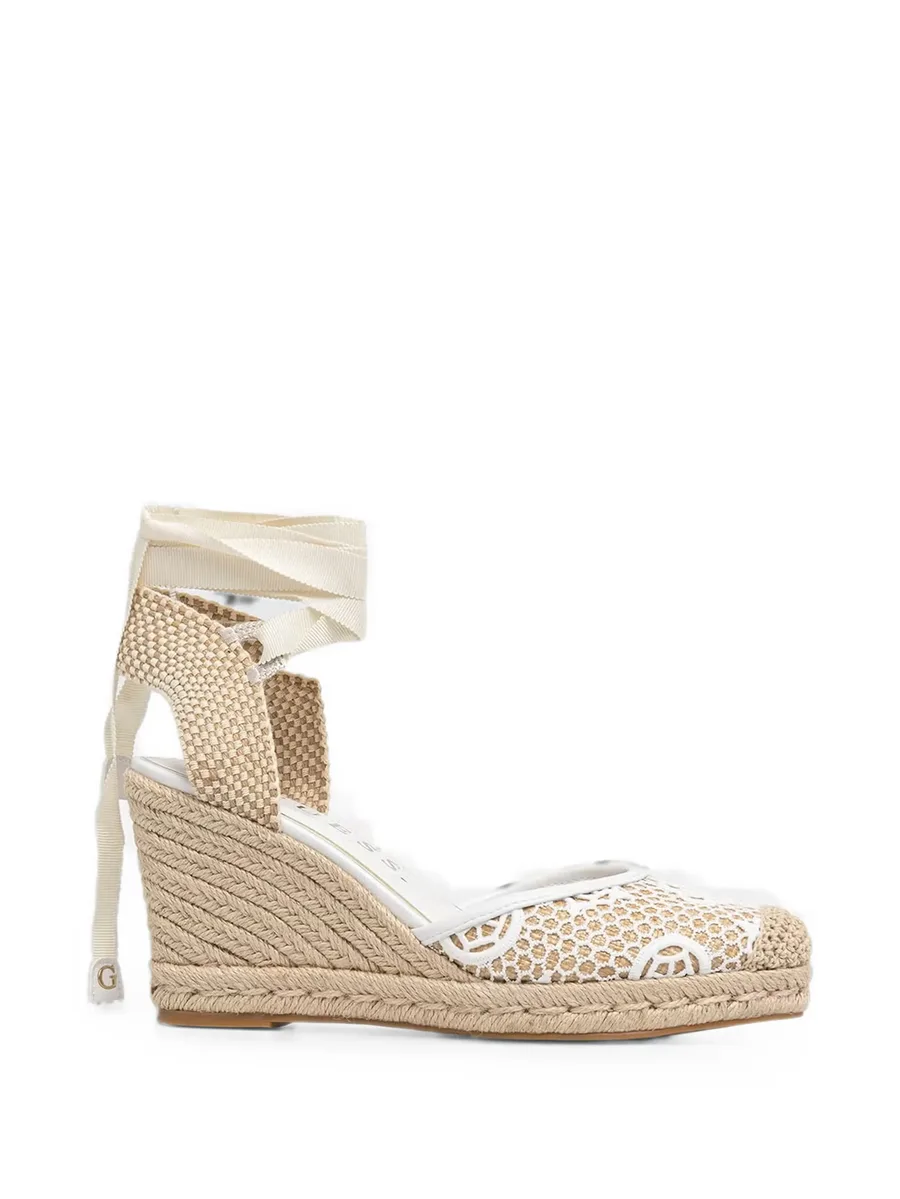 Cheyin crochet-knit wedge espadrilles 2