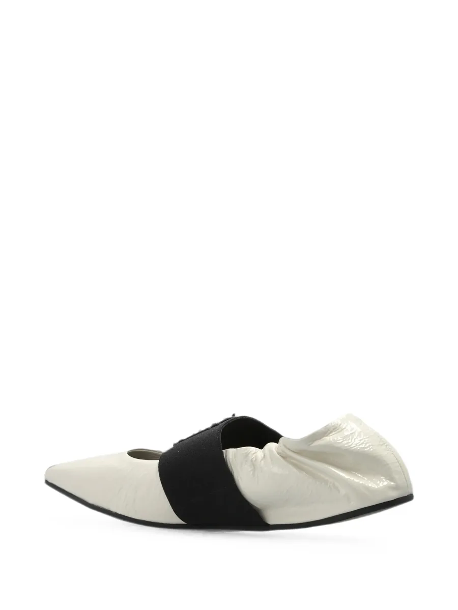 Crush pointed-toe ballet flats 6