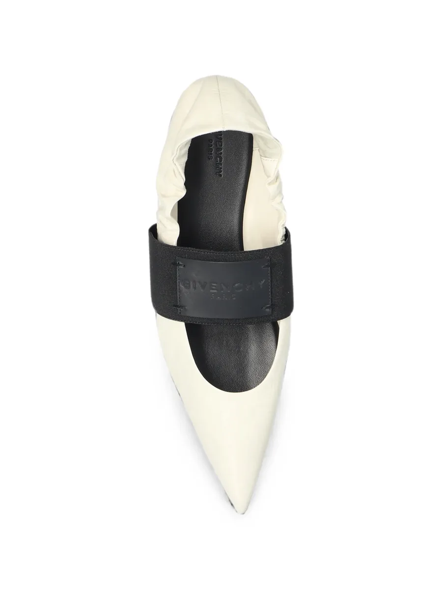 Crush pointed-toe ballet flats 8