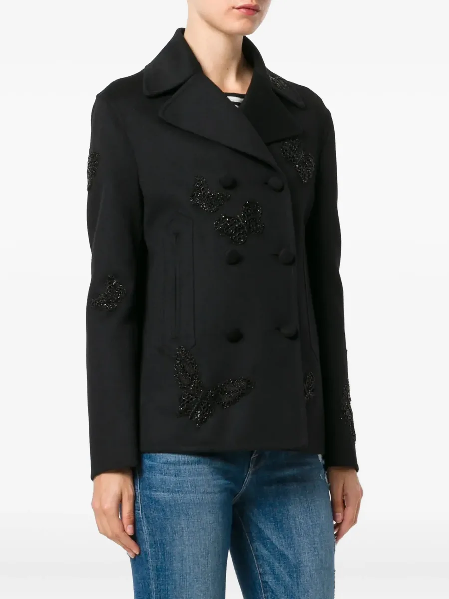 butterfly-embroidered coat 5