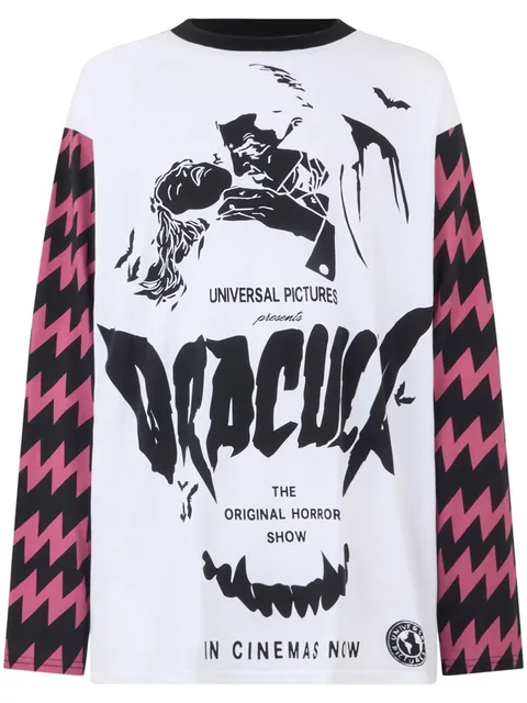 футболка с длинными рукавами и принтом Dracula
