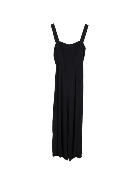 square-neckline sleeveless jumpsuit