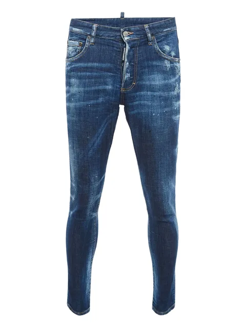 logo-patch jeans