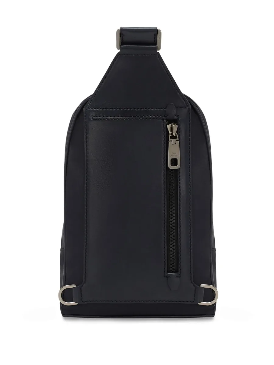 logo-lettering cross body backpack 2