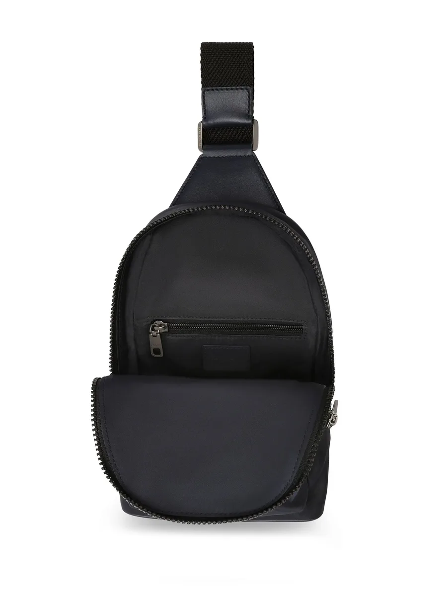 logo-lettering cross body backpack 3