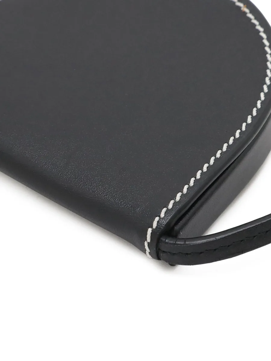 сумка через плечо Mini Soft Calfskin Heel Pouch с декором Anagram (2021 год) 3