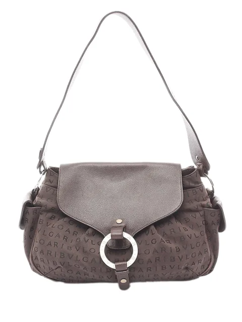 2010-2026 Canvas Logomania Flap shoulder bag
