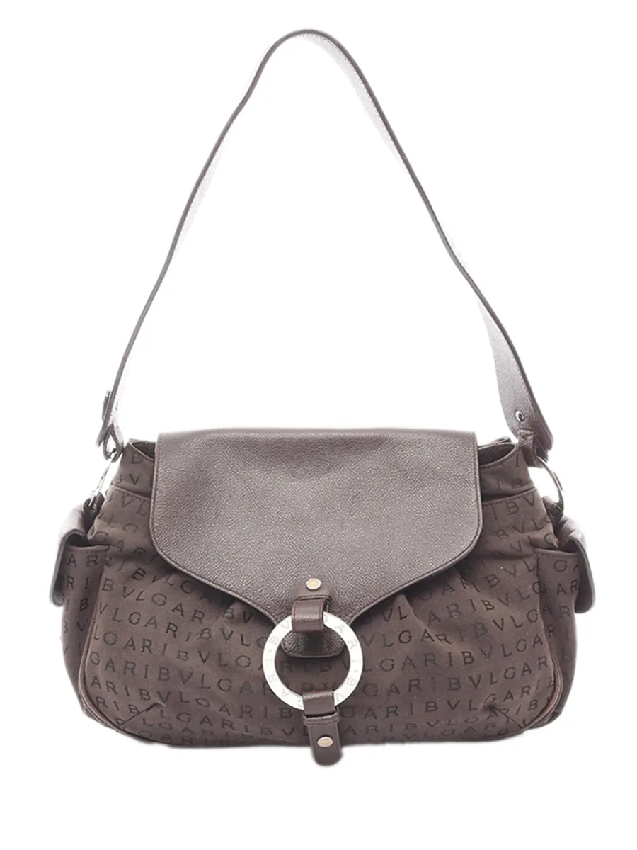 2010-2026 Canvas Logomania Flap shoulder bag 1