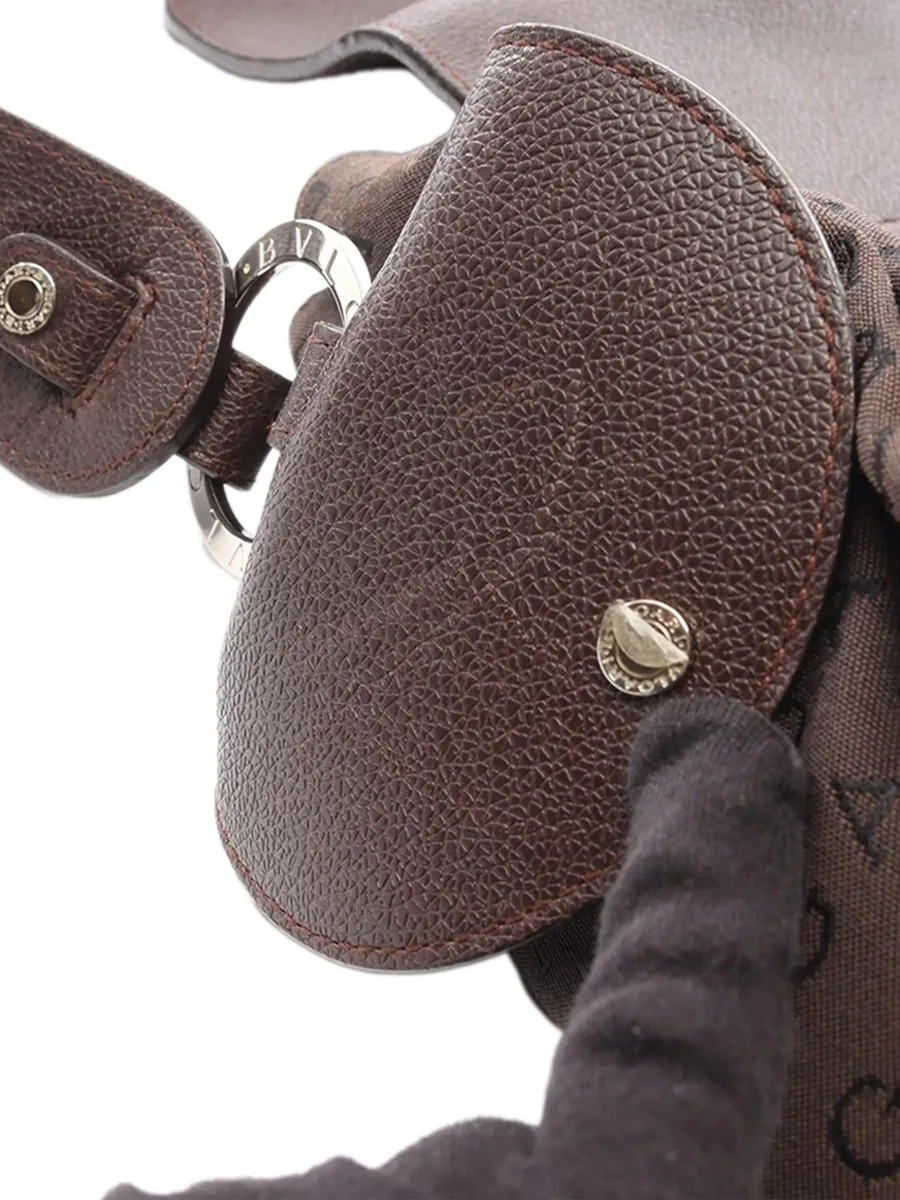 2010-2026 Canvas Logomania Flap shoulder bag 14