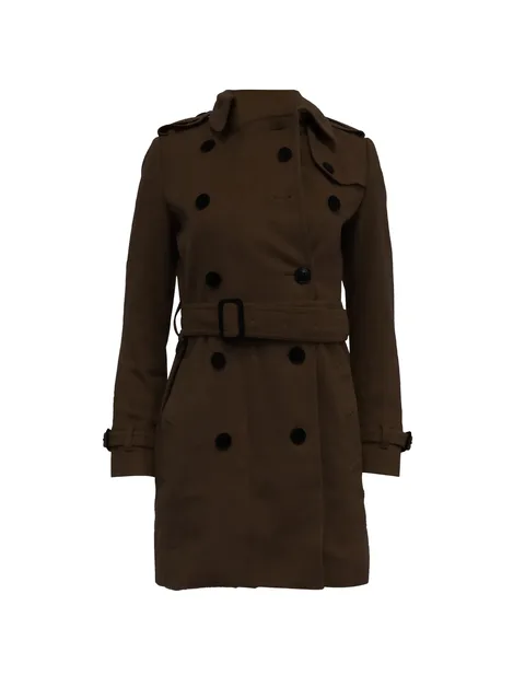 double-breasted coat
