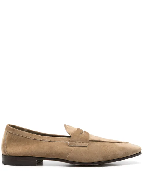 suede loafers