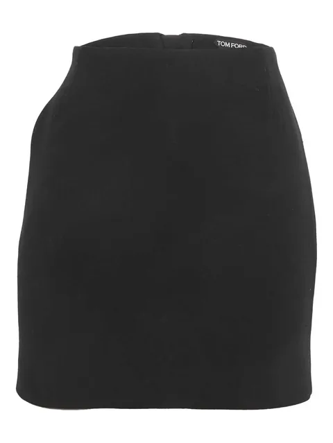wool mini skirt