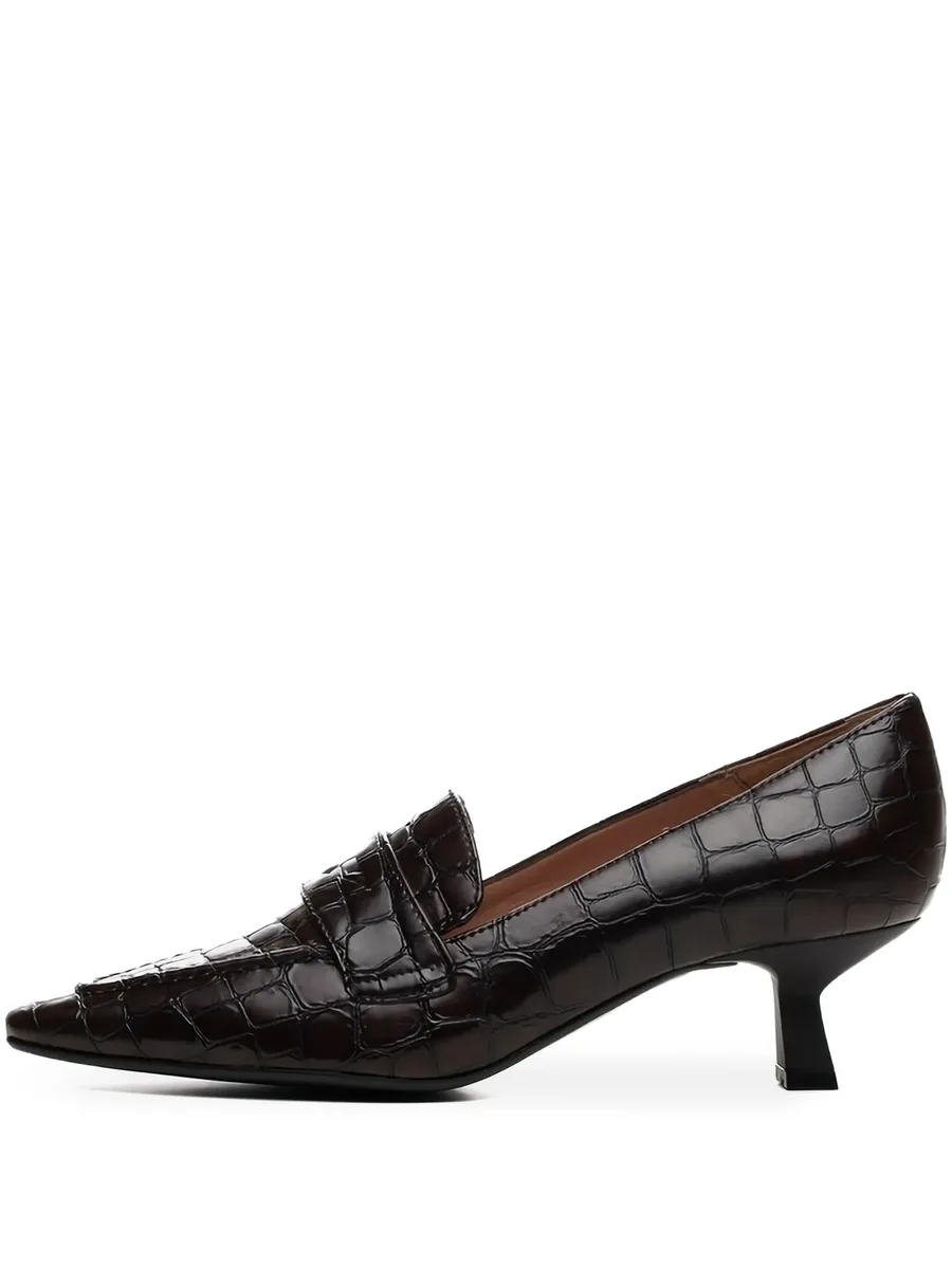 croc-embossed pumps 1