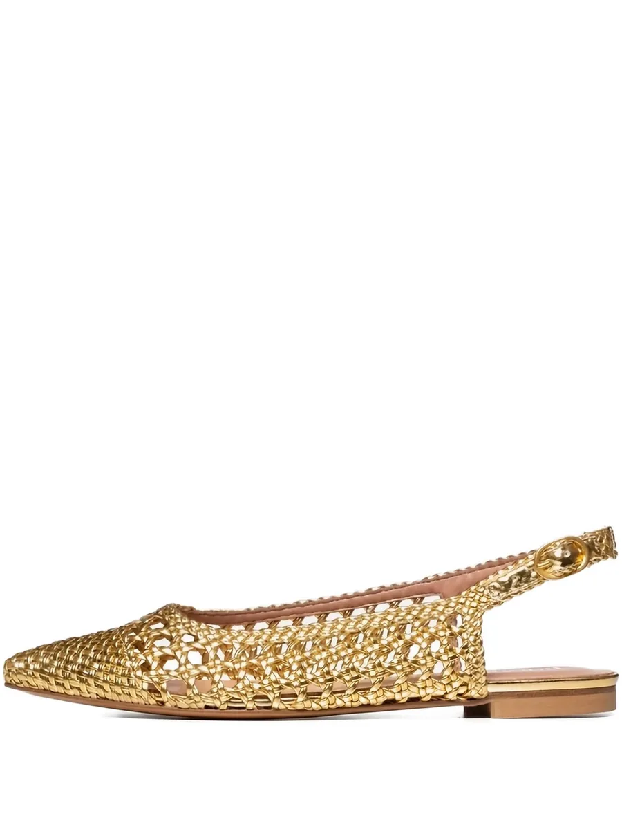 Estelle woven slingback pumps 2