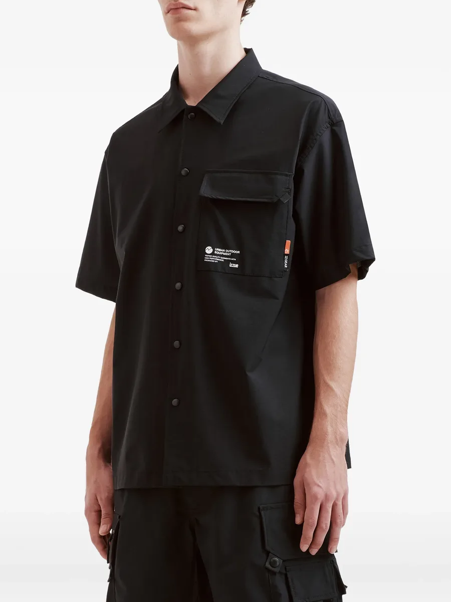 flap-pocket short-sleeve polo shirt 6