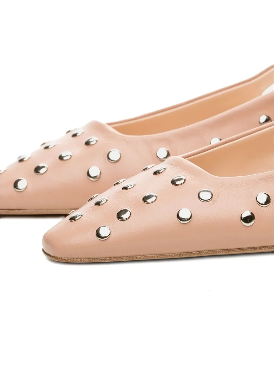 stud-embellished slingback pumps 9