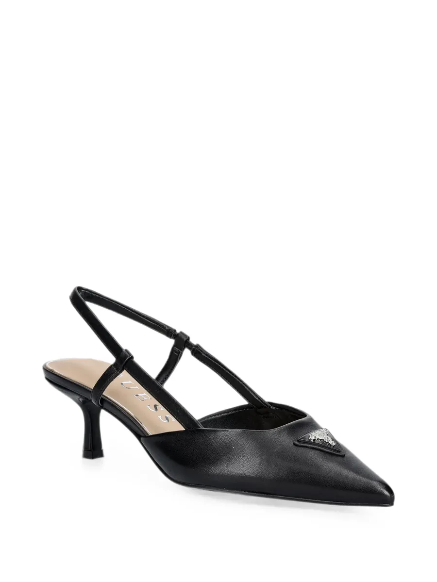 logo-plaque slingback pumps 4