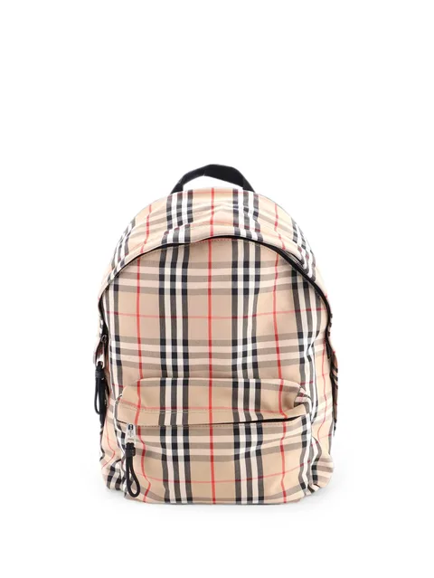 Jett Vintage Check Canvas Medium backpack
