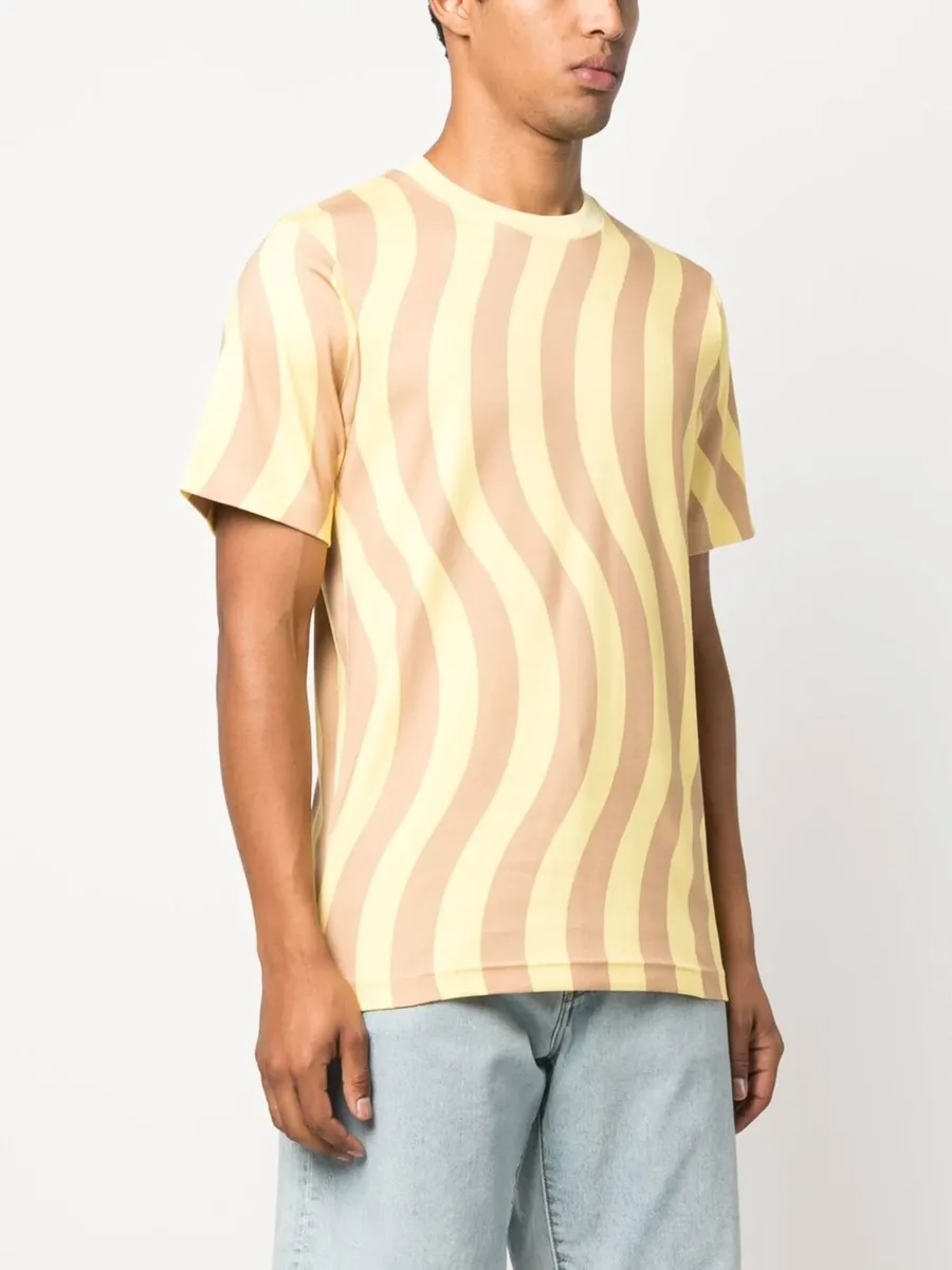 wave-print short-sleeve T-shirt 8