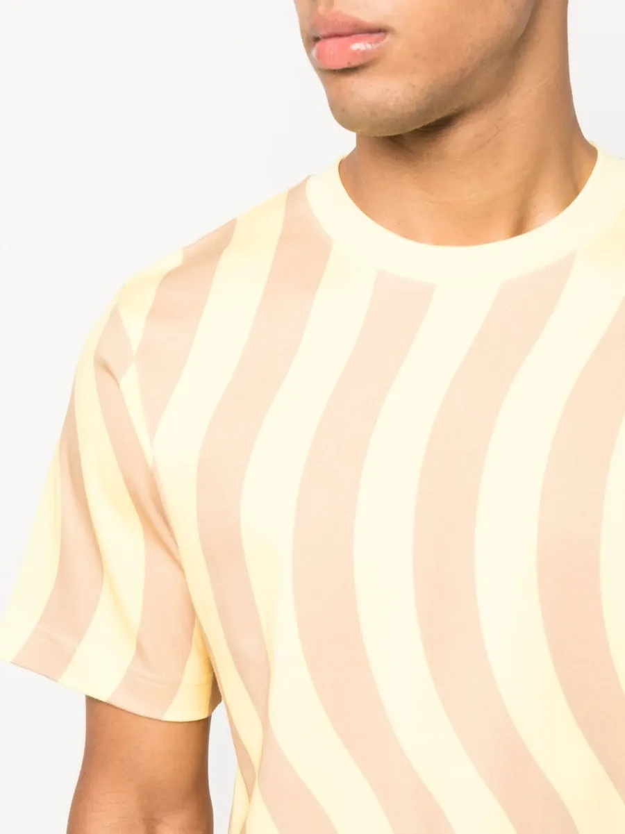wave-print short-sleeve T-shirt 9