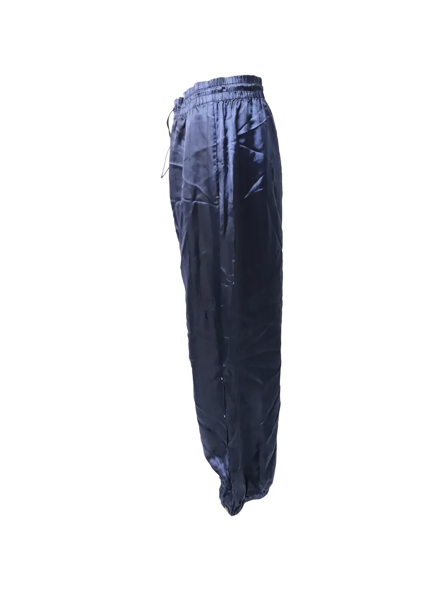 pinstriped wide-leg trousers 7