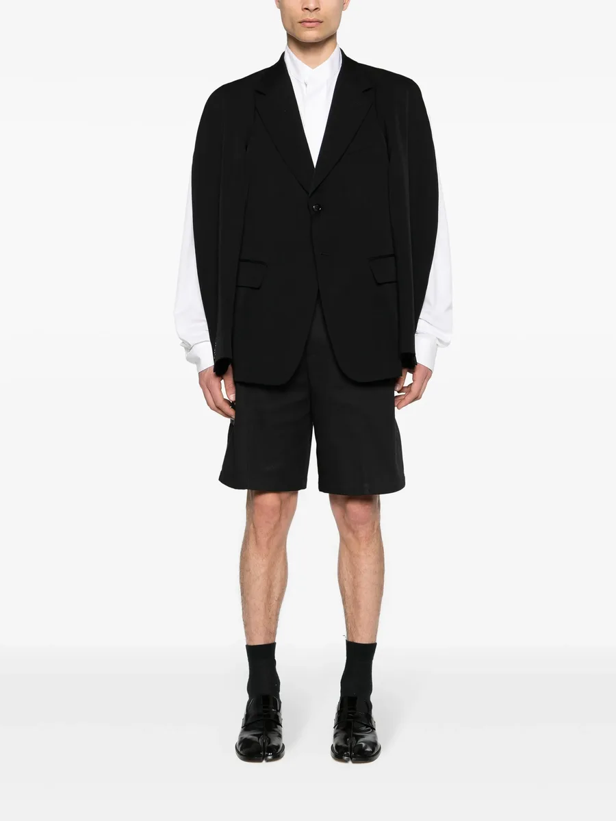cut-out single-breasted blazer 3