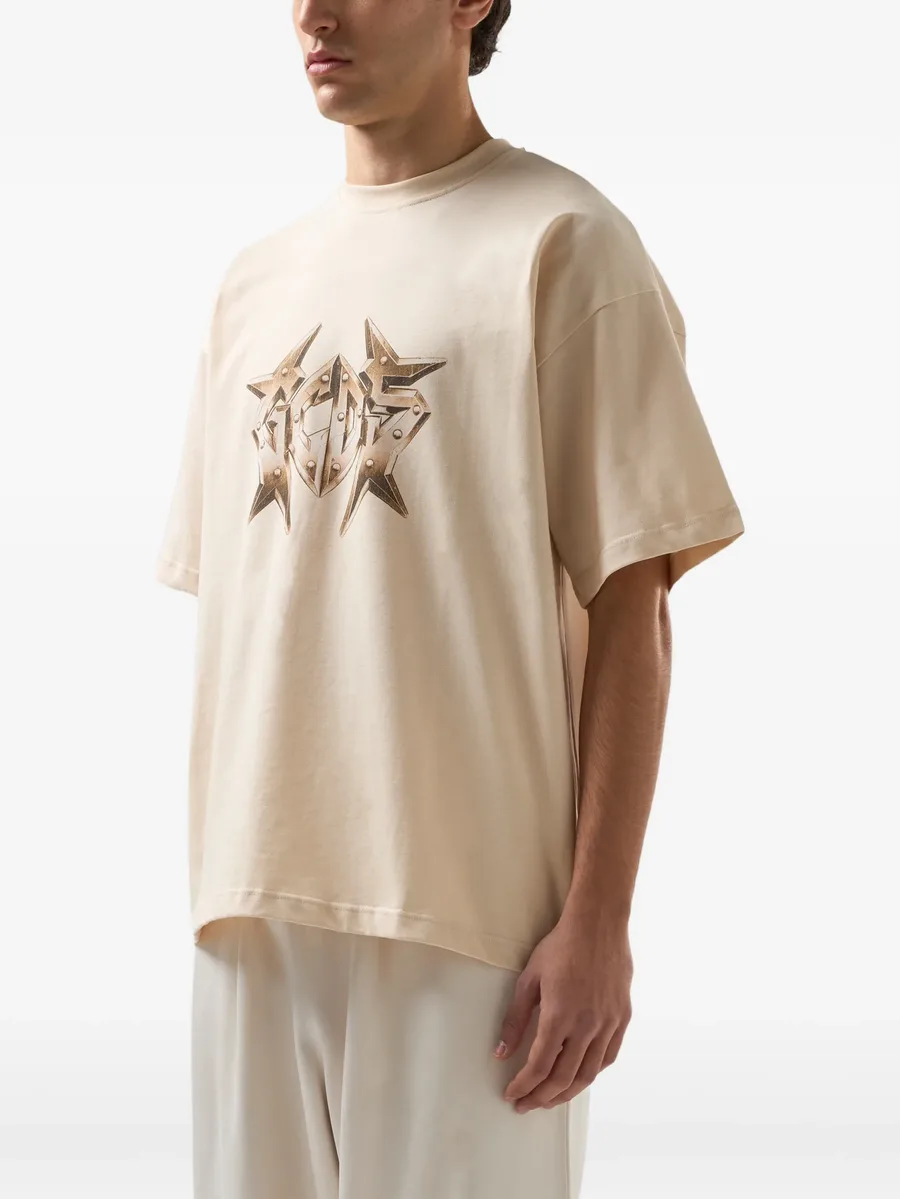studded logo-detail T-shirt 8