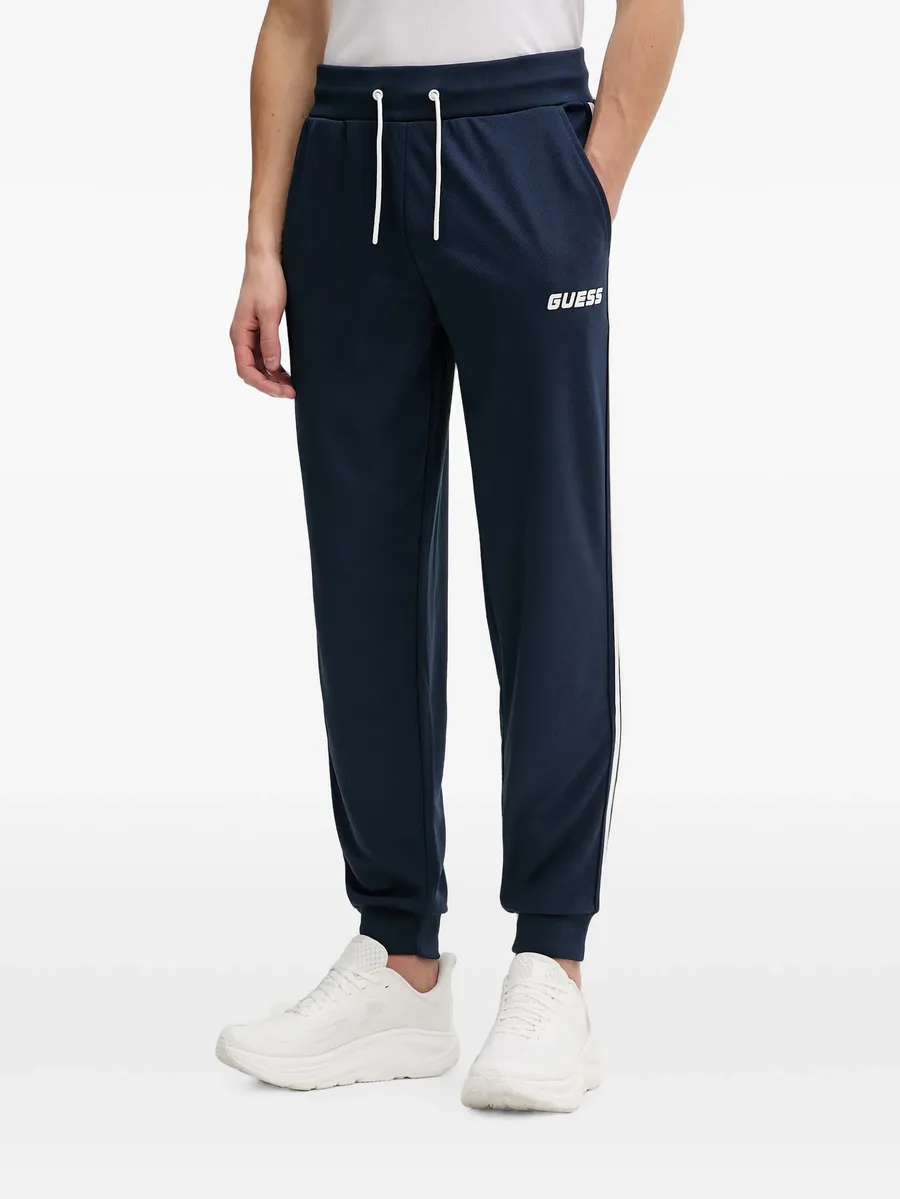 Lansa side-stripe logo-print track pants 2