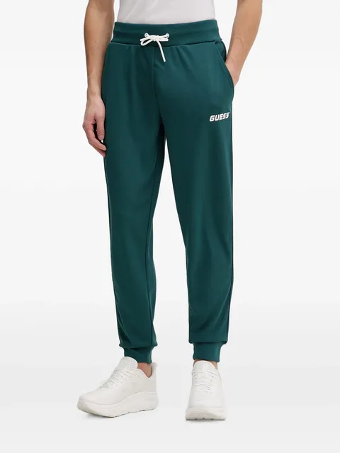 logo-print side-stripe track pants