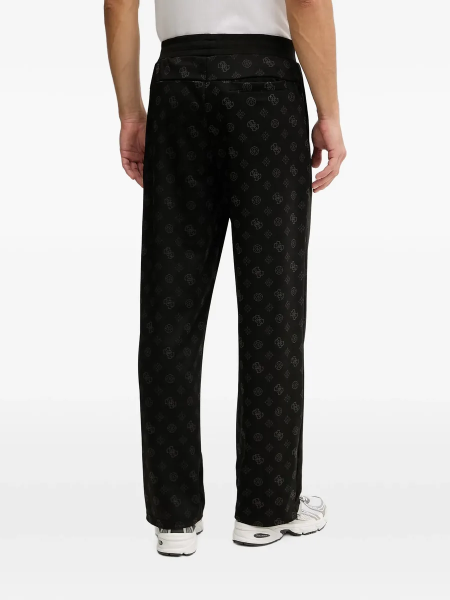 monogram-print track pants 4