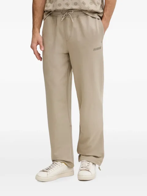 Gustave drawstring-waist logo-patch track pants