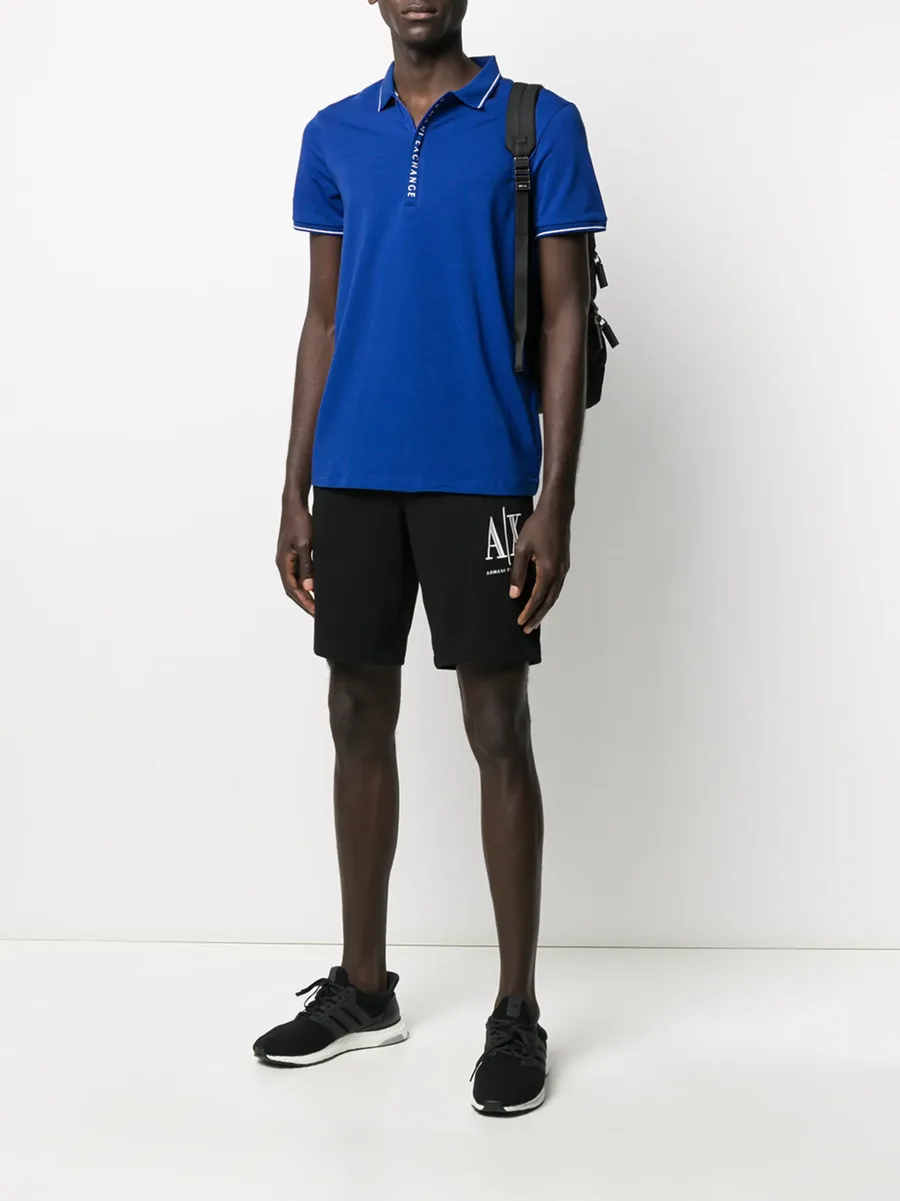 logo-embroidered track shorts 4