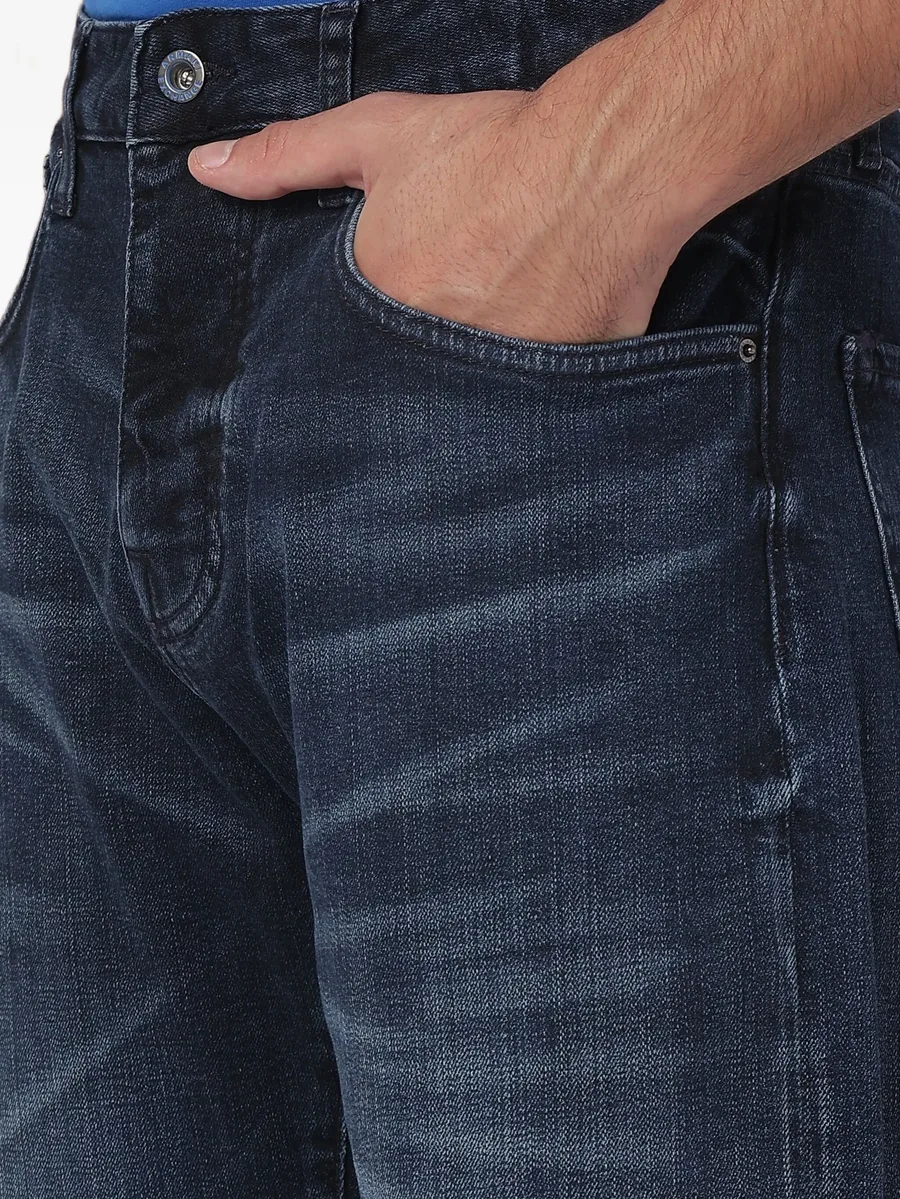 faded-effect jeans 7