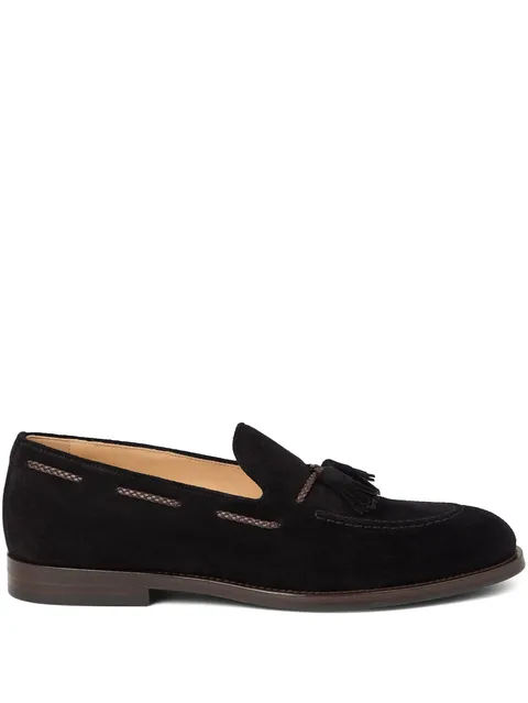 suede loafers