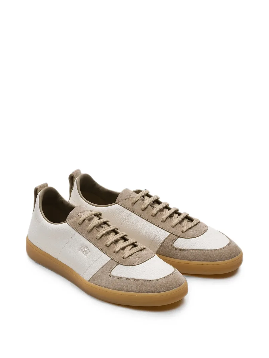 Repton panelled leather sneakers 4