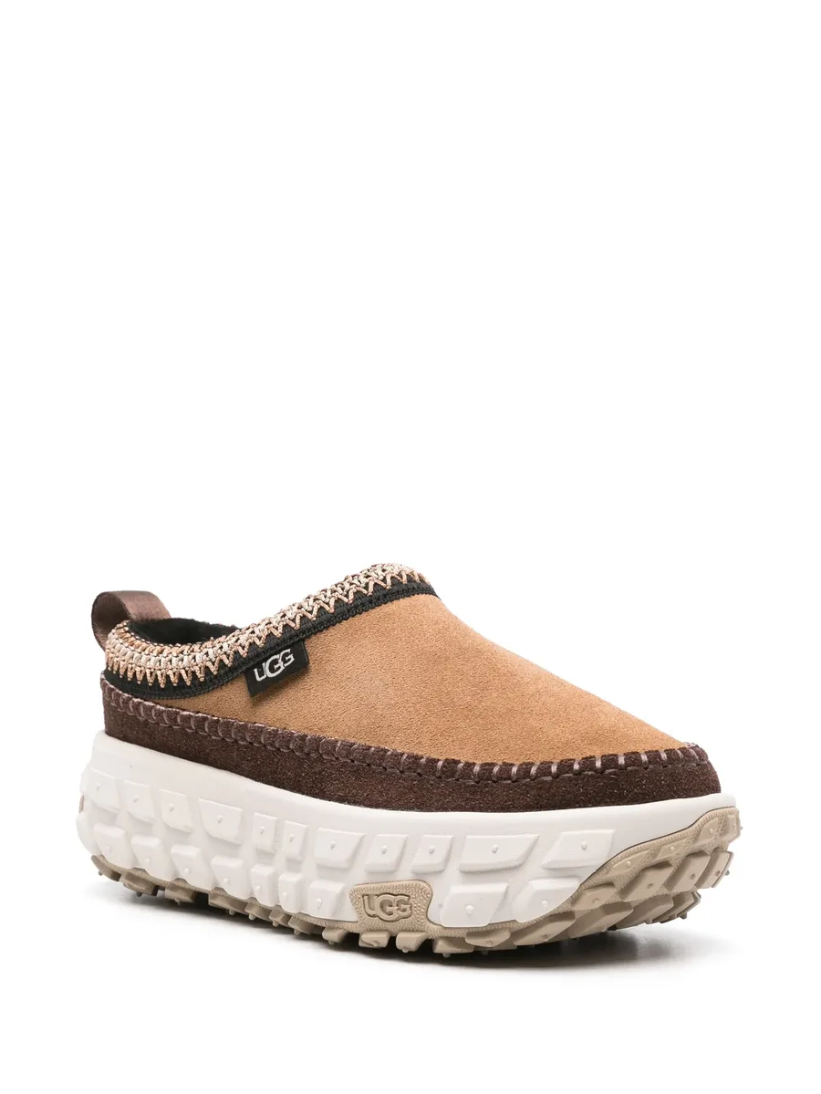 Venture Daze embroidered suede slides 4