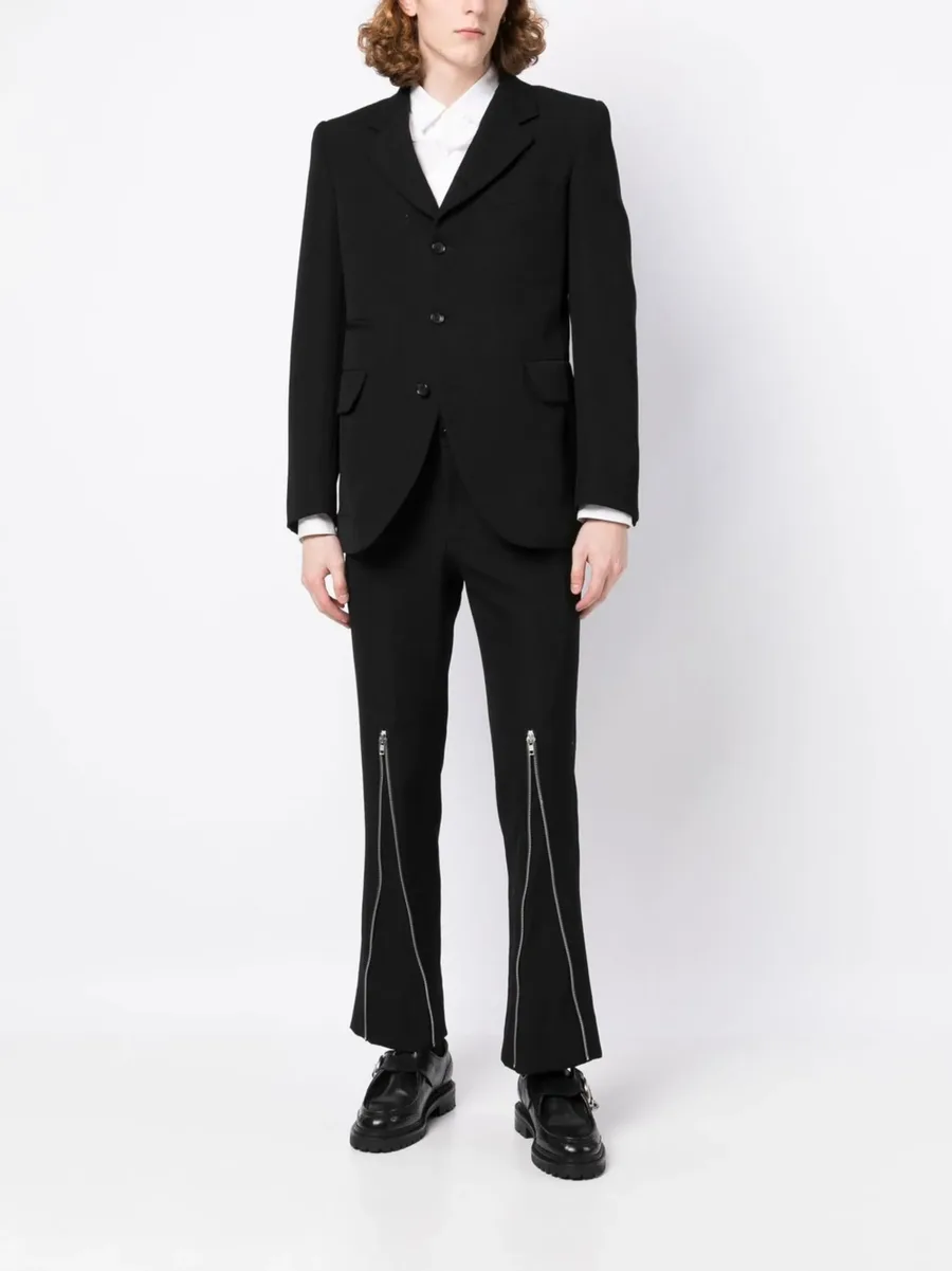 zip-detail skinny trousers 3