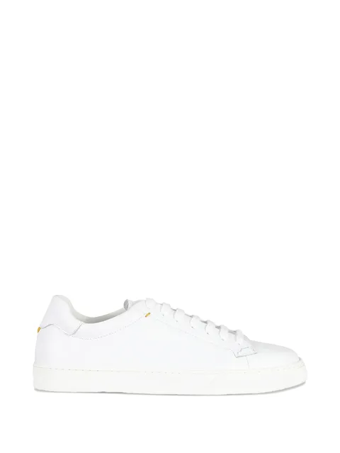 lace-up leather sneakers