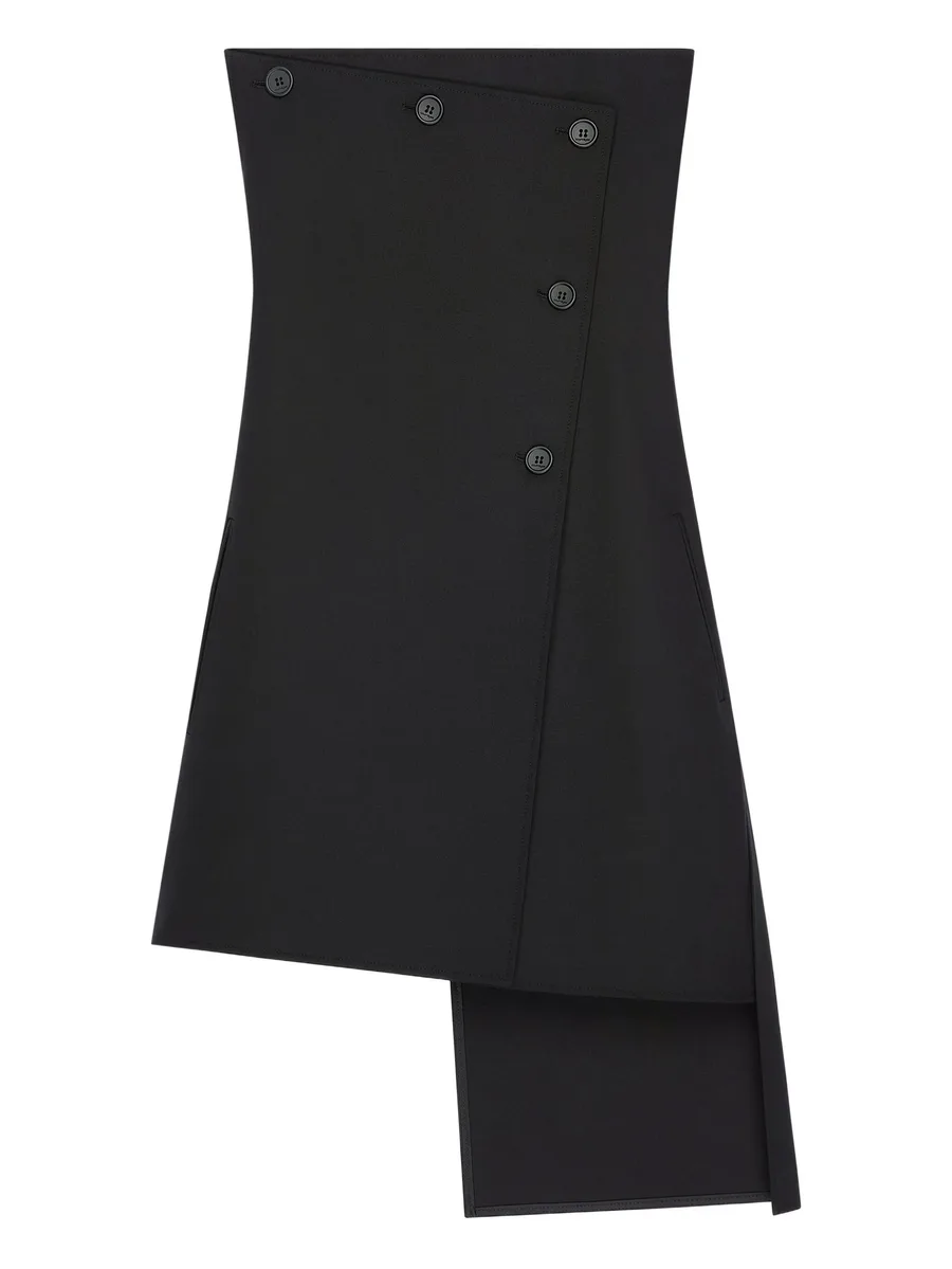 платье мини без бретелей 2