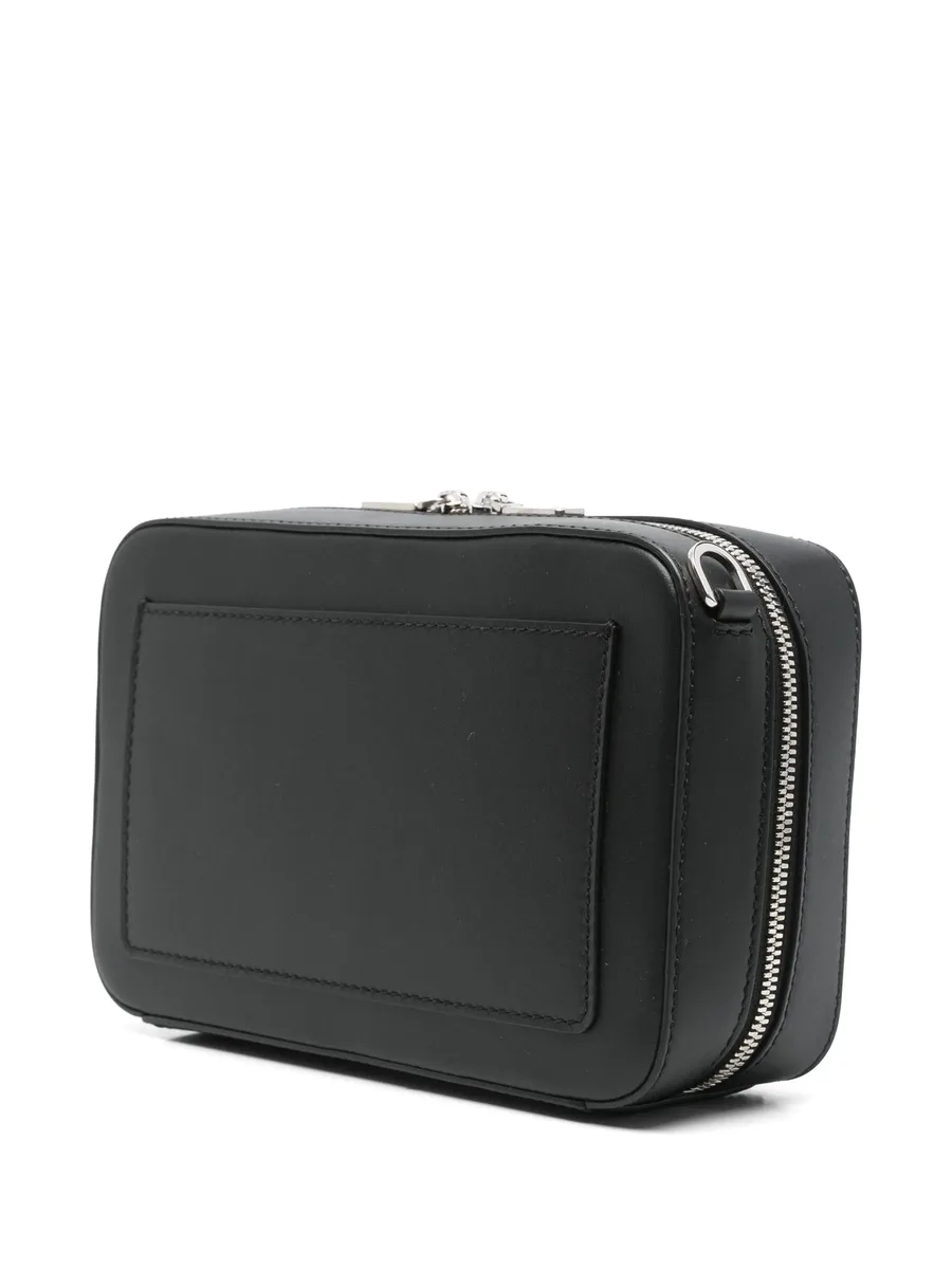 logo-embossed messenger bag 3