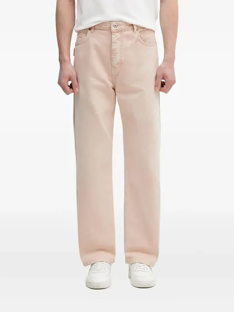 rose-wash jeans