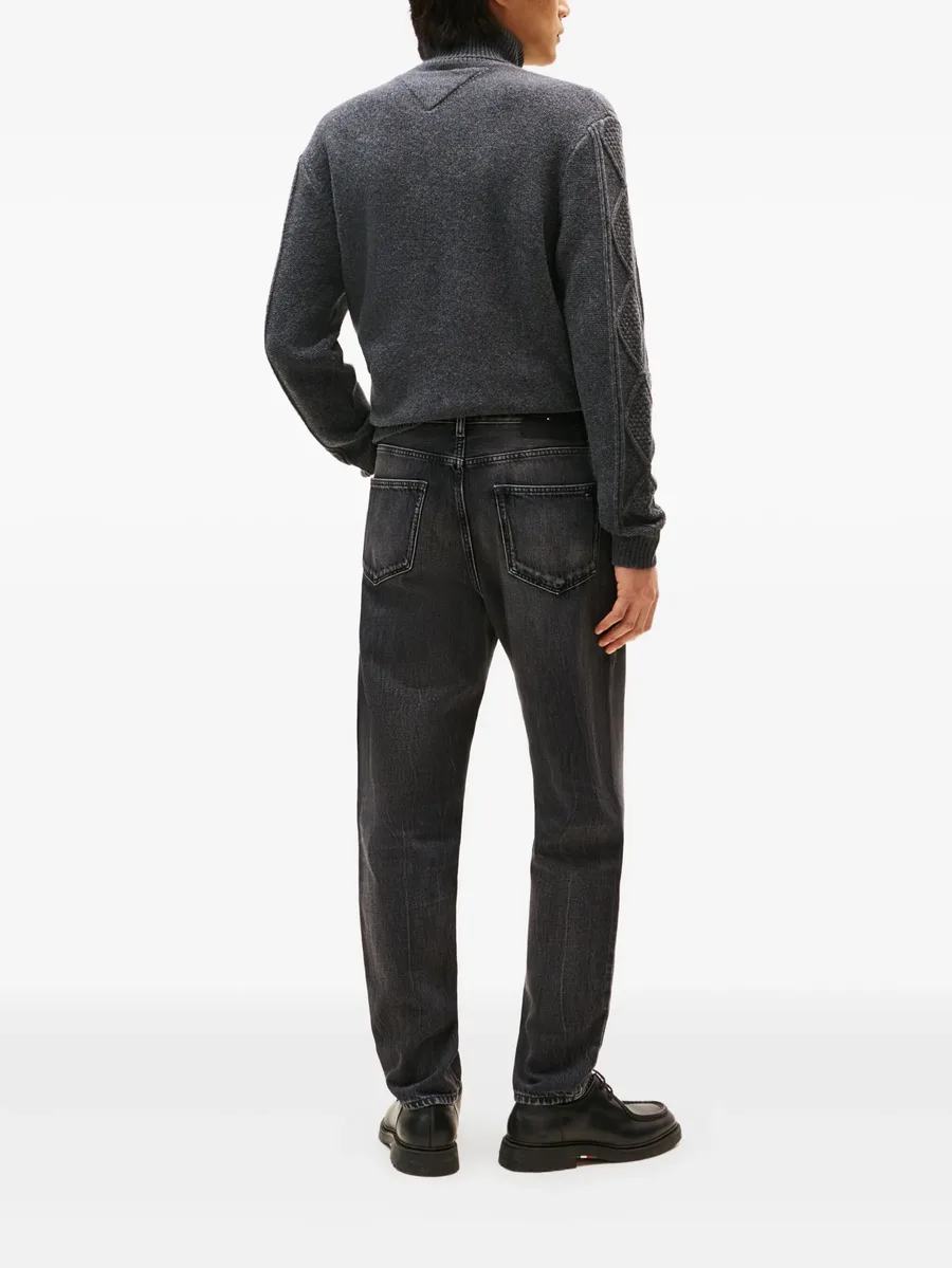Harlem logo-patch regular leg Jeans 6