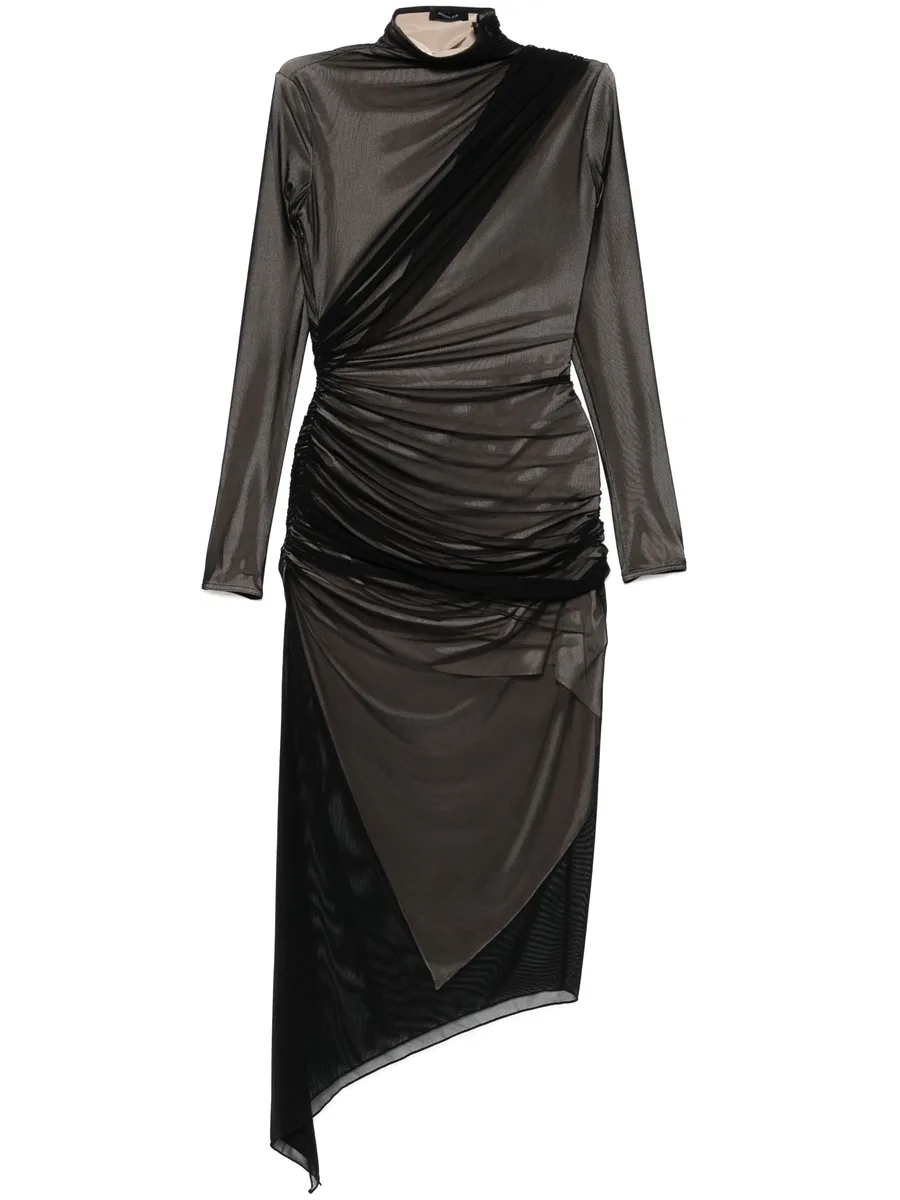 asymetrical double-layered dress 2