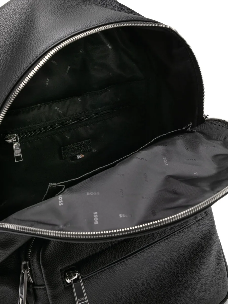 debossed-logo backpack 5