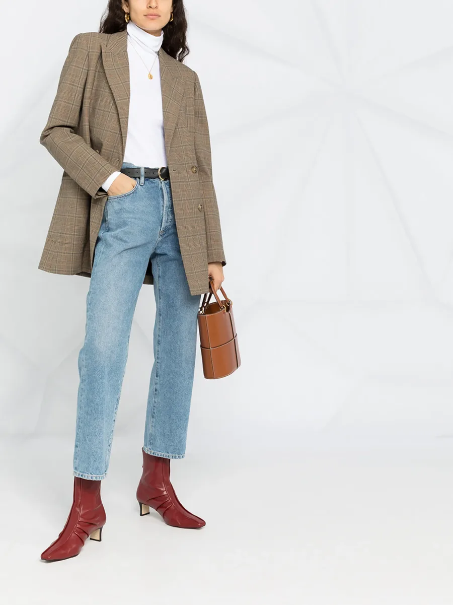 roll-neck cotton blouse 4