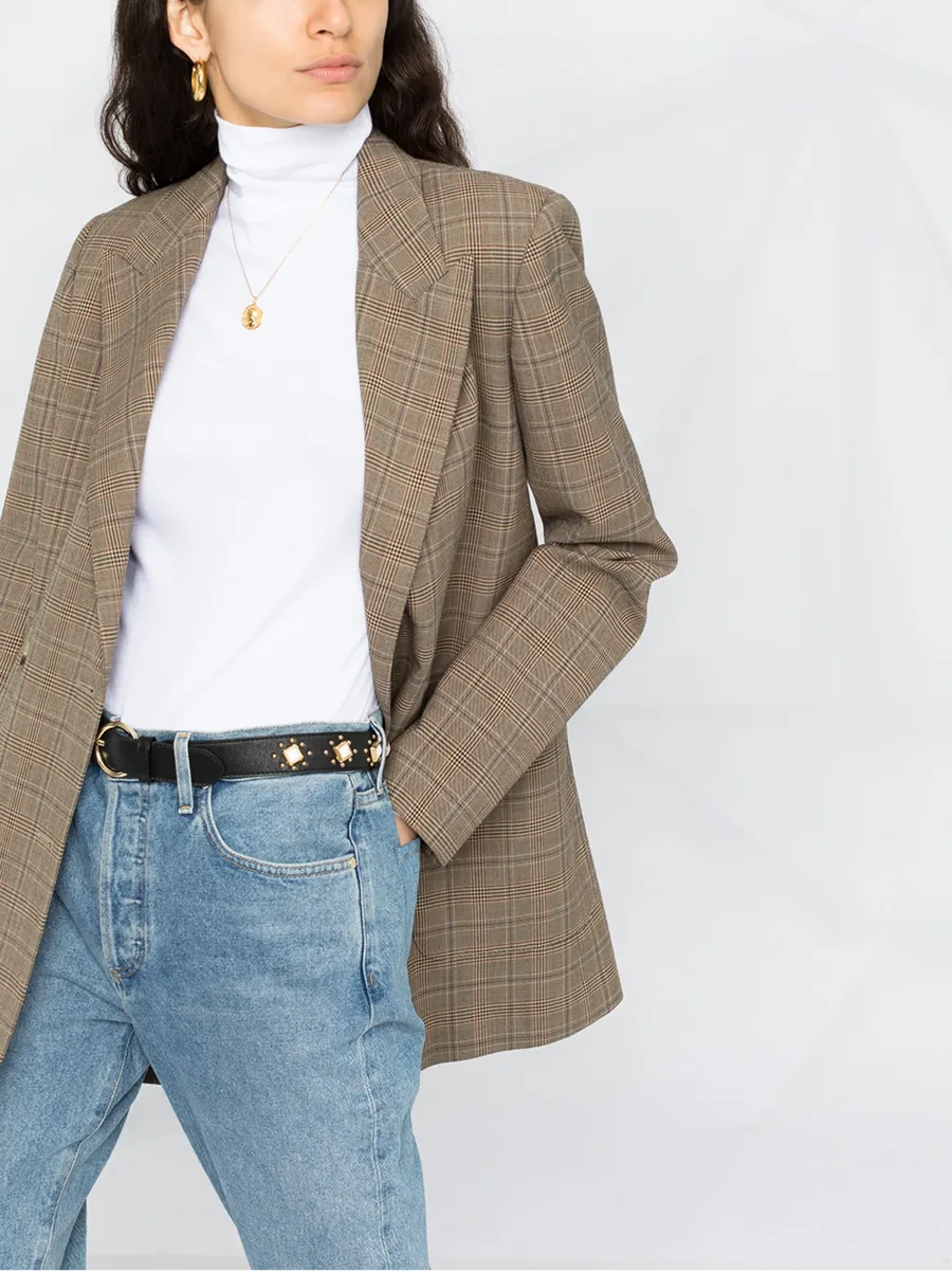 roll-neck cotton blouse 10