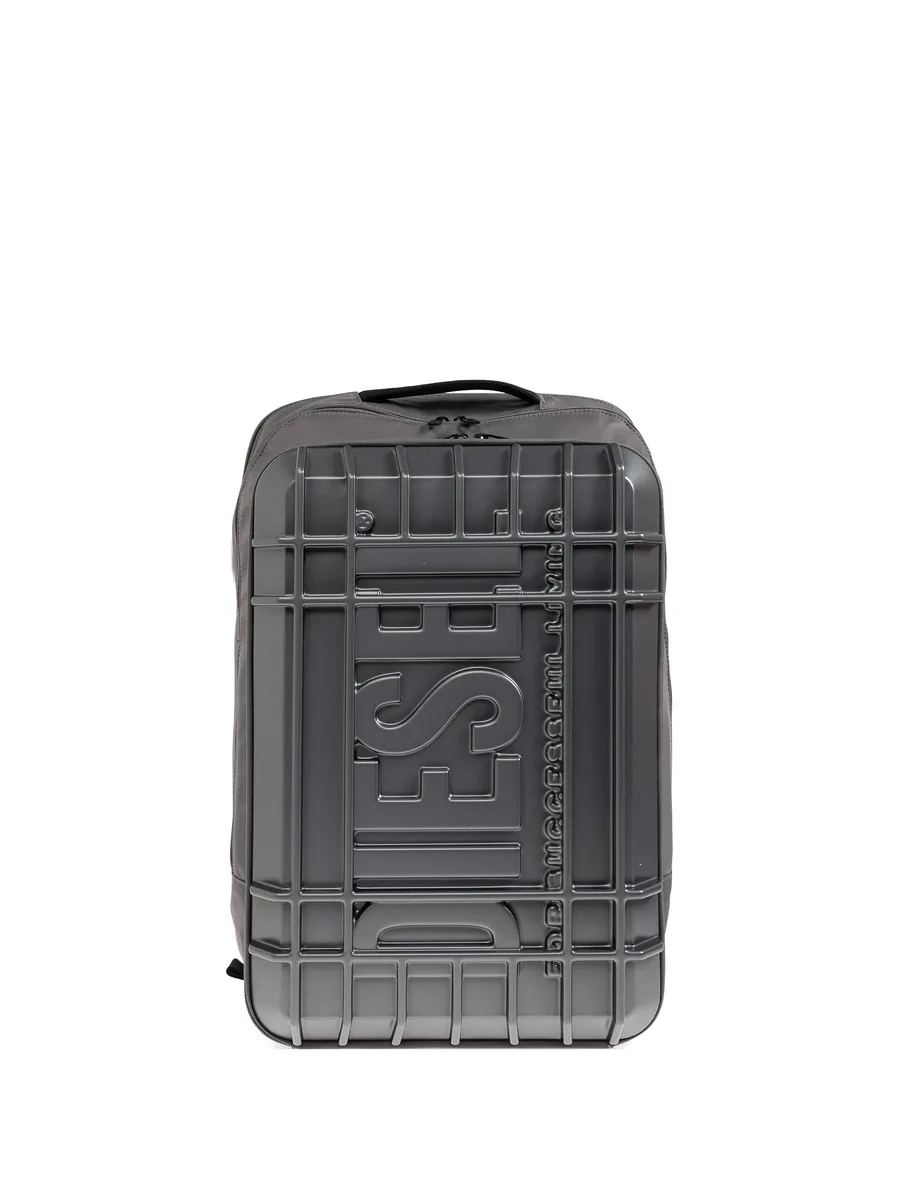 embossed logo hard-shell backpack 1